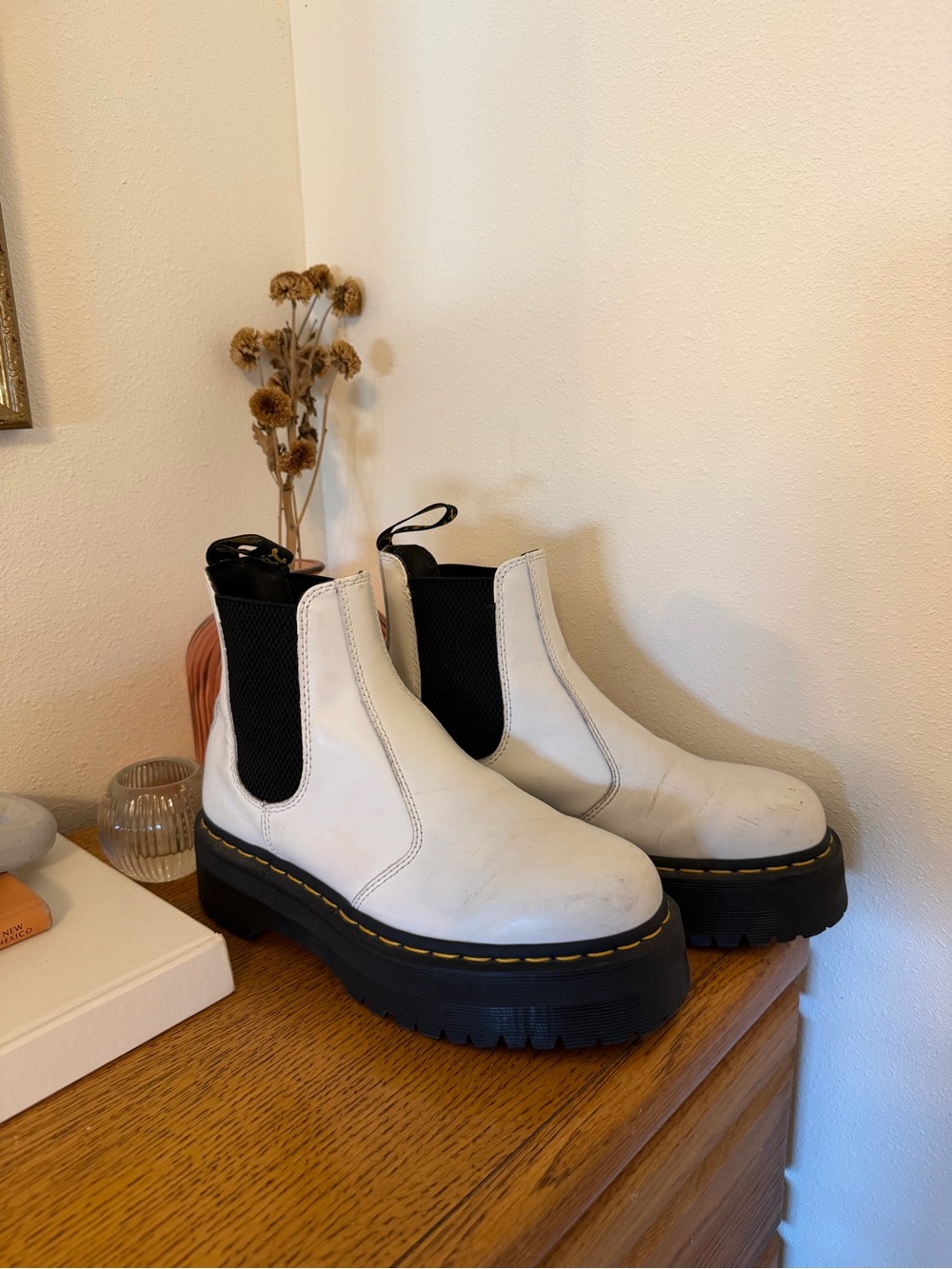 Dr Marten Platform Boots Size 8